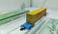 Preview: Arnold  N DC HN6593 Containerwagen Sgnss 45' Container „DHL" Ep. VI OVP