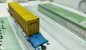 Preview: Arnold  N DC HN6593 Containerwagen Sgnss 45' Container „DHL" Ep. VI OVP