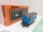 Preview: Bemo H0m DC 2274 321 gedeckter Güterwagen "Henniez" / Gk / RhB / OVP