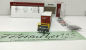 Preview: BEMO H0m DC 2289 122 Sb-v 7722 mit Container "Crossrail" / RhB / OVP