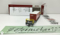 Preview: BEMO H0m DC 2289 129 Sb-v 7729 mit Container "Crossrail" / RhB / OVP