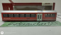 Preview: Bemo H0m DC 3298 142  RhB B 574 01 Gliedwagen AGZ 2. Kl. Neurot  LED-Innenbeleuchtung OVP