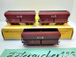 Preview: Brawa H0 DC 47030 Selbstentladewagen 3er Set OOtz / Erz III / NEM / DB / OVP