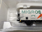 Preview: Brawa H0 DC 48314 Kühlwagen UIC "MIGROS" / FS /OVP