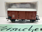 Preview: Brawa Modelle H0 DC 47973 ged. Güterwagen Gms30 / NEM / SAAR EUROP / OVP