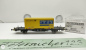 Preview: Fleischmann H0 DC 5237 K Containerwagen m. Wechselbrücke "DEUTSCHE POST" / NEM / DB/ OVP