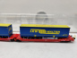 Preview: Fleischmann N DC 6660050 Doppeltaschen-Gelenkwagen / LKW Walter / DB AG / OVP
