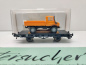 Preview: Fleischmann H0 DC 5218 Flachwagen "Unimog" Xf19 / NEM / DB / OVP