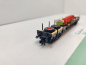 Preview: Fleischmann N DC 8268 Rungenwagen "Landw. Ladung" Rs684 / NEM / DB