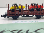 Preview: Minitrix N DC 13613 ex 51358730 Niederbordwagen + 2 Unimog Rmms / DRG