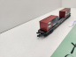 Preview: Minitrix N DC 13883 K Containertragwagen "Bell" / 2 Container / Sgjss716 / NS