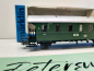Preview: Märklin H0 AC 4101 Plattformwagen 2.Kl "Donnerbüchse" Ci28 / DB / OVP blau