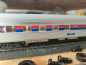 Preview: Märklin H0 AC 43600-2 Amtrak Streamliner Schlafwagen aus Set / Licht / NEM / AMTK