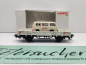 Preview: Märklin H0 AC 4423-34 Niederbordwagen "Malteser" & VW Bus / NEM / DB / OVP weiß