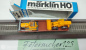 Preview: MÄRKLIN H0 4474 Niederbord mit Radlager + Raupe Blaue OVP