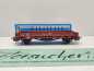 Preview: Märklin H0 AC 4607 Rungenwagen inkl Rungen Kbs443 / DB / OVP blau