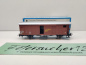 Preview: Märklin H0 AC 4698 ged. Güterwagen Bremserhaus / Hhk / SBB / OVP blau