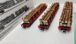 Preview: Märklin H0 AC 47144 Rungenwagen-Set / Snps 719 / NEM / DB / OVP weiß