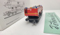 Preview: Märklin H0 AC 48667 Schwerlastwagen mit Flugfeldfeuerwehr / NEM / DB / OVP weiß