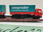 Preview: Märklin H0 AC 4740 / 498 3 055-2  "Rollende Landstr." / Saadkms 690 / DB / LKW SEEGMÜLLER