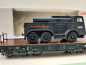Preview: Märklin H0 AC 4866 Schwerlast-Flachwg + Kaelble Fahrzeug / NEM / DRG / OVP weiß