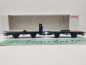Preview: Märklin H0 AC 48840 Drehschemel-Wagenpaar mit Holz / NEM / DRG / OVP weiß