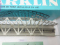 Preview: MÄRKLIN H0 AC 7163 1x Bogenbrücke Blech für M-Gleis / OVP hellblau