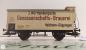 Preview: Märklin H0 AC 84794 Kühlwagen "Genoss. Brauerei" / Museumswg 1994 / NEM / K.W.St.E.