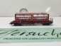 Preview: Mini Trix N DC 15257-2 / Einheitstaschenwagen / Sdgkms 707 / DB AG / Tankcontainern „HOYER“ / OVP