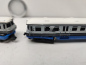 Preview: PIKO N DC 5/0649 Triebwagen + Beiwagen / Analog / Blau / Silber
