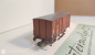 Preview: Roco H0 DC 844 gedeckter Güterwagen, Pulverwagen / braun / K / DRG