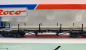 Preview: Roco H0 DC 46490 Flachwagen mit Ladung Schienenprofile / Ss 15 / DB / OVP