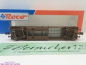 Preview: ROCO H0 DC 47033 Einheitstaschenwagen "DSB Gods" 2x 20' / Sdgmns / NEM / DSB / OVP
