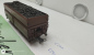 Preview: Roco H0 DC 5277 Großraumgüterwagen  / 4-Achser / DR / Braun