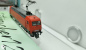 Preview: Fleischmann N DC  4322 / 145045-1 Elektrolokomotive  Rot DB DSS