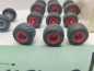 Preview: Wiking H0 014 02 26 Breitreifen Fendt Favorit 716 Vario 3x rot 1x grau / 1:87 / OVP