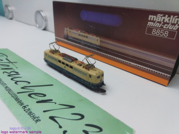 Märklin Z DC 8858 Elektrolok Blau / Beige / DB / OVP