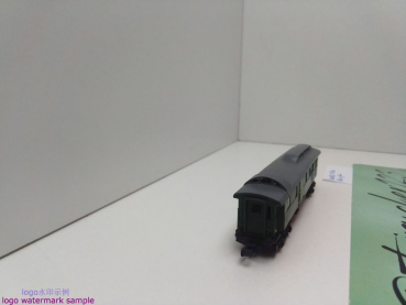 Arnold N DC 0330 Postwagen dkl-grün / PwPost 4ü / DB