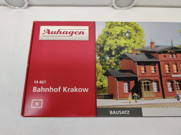 Auhagen N 14 467 Bahnhof Krakow / Bausatz / OVP