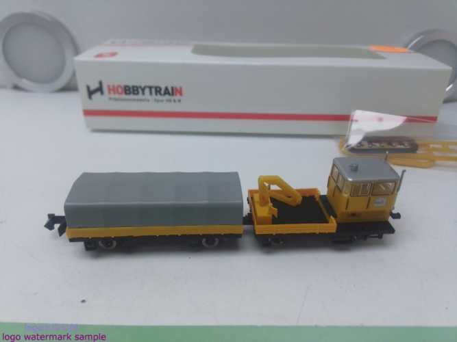 Hobbytrain DC N / HN23554 / KLV 53 Rottenkraftwagen / 2-achsigen Planen Anhänger / Digital / OVP 