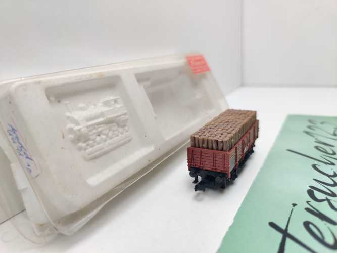 Arnold N DC 4471 Hochbordwagen "Grubenholz" Om / 627 850 / DB