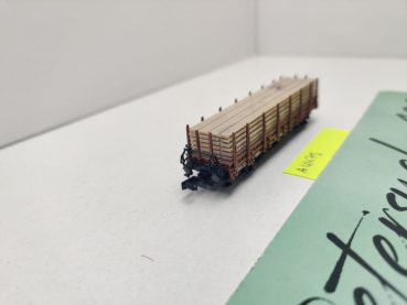 Arnold N DC 4475 Rungenwagen Ladung Schnittholz Kbs442 / DB