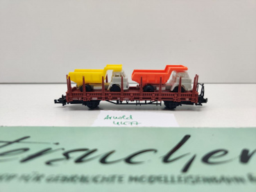 Arnold N DC 4477 Rungenwagen "2 Henschel Muldenkipper" Kbs442 / DB