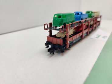 Arnold N DC 4990 2teilig Autotransporteinheit Ladung 8 VW / Offehs68 / DB