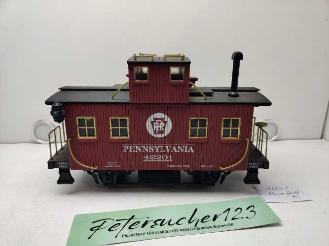 Aristo-Craft Spur G 42201 / zweiachsigen „Bobber Caboose“ (Güterzugbegleitwagen) / PRR
