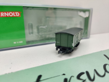 Arnold N DC HN6342 ged. Güterwagen "Elbewelt Boizenburg" Gklm / NEM / DR / OVP