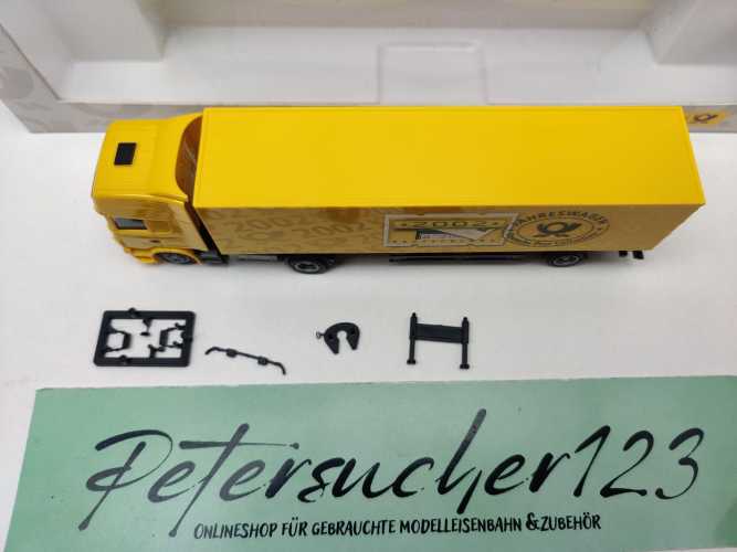 AWM H0 006734 MAN Sattelzug Deutsche Post Jahreswagen'02 / 1:87 / OVP