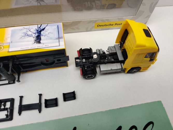 AWM H0 010578 Iveco LKW Deutsche Post Jahreswg'06 / 1:87 / OVP