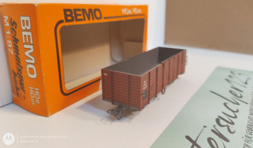 BEMO H0m DC 2251 108 Hochbordwagen / E6668 / Rhb / OVP orange