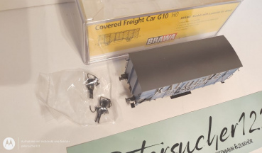 BRAWA H0 AC 48285 gedeckter Güterwagen "Kaldewei" / AC-Achsen / K / DB / OVP